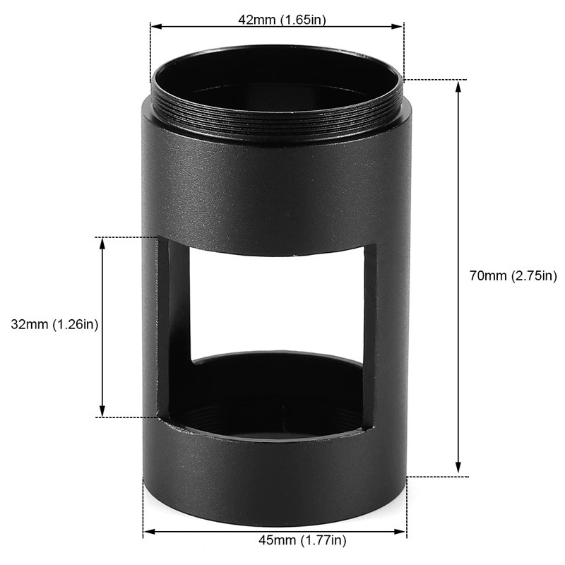 Рукав для фотосъемки телескопа с зеркалом птицы к интерфейсу M42 Адаптер для съемки с одной зеркальной камерой, цельнометаллический