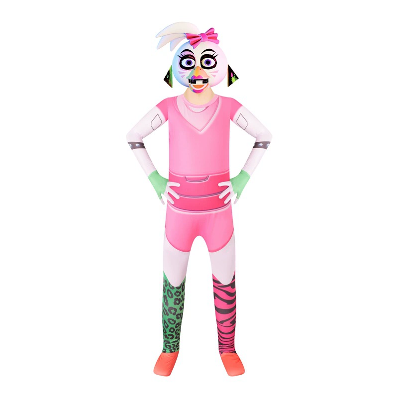 Halloween Costumes for Kids FNAF Sundrop moondrop Cosplay Bodysuit Boys Girls Anime Freddie Character Fancy Dress Party Clothing Clothing Sets	