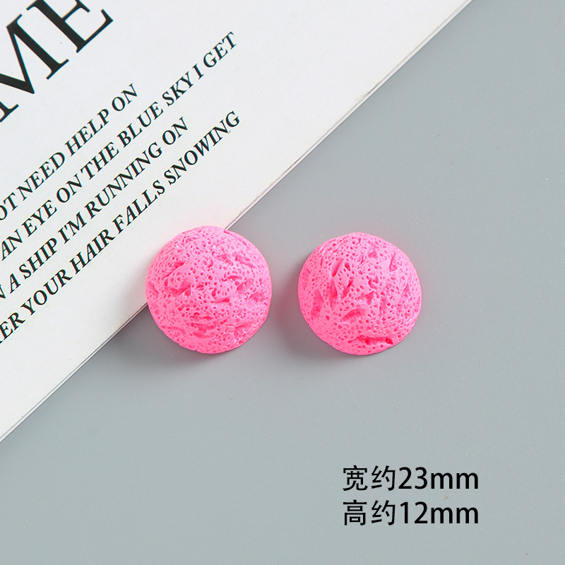 diy 模擬食品おもちゃアイスクリーム半円形アイスクリームボール手作りクリーム接着剤携帯電話ケースヘアピンジュエリー樹脂アクセサリー|undefined