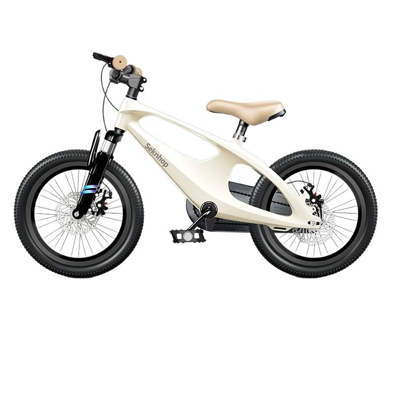 Fábrica de fuente de aleación de magnesio bicicletas infantiles de doble cilindro amortiguador coche para niños 3 - 6 - 8 - 10 años de edad