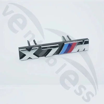 3 Series, 5 Series, X1M, Car logo - bright-silver-center-grille-logo-x7m