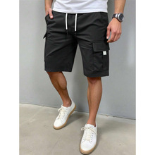 E 37392 Multi-pocket men's cargo capris ���������ʿ��װ���