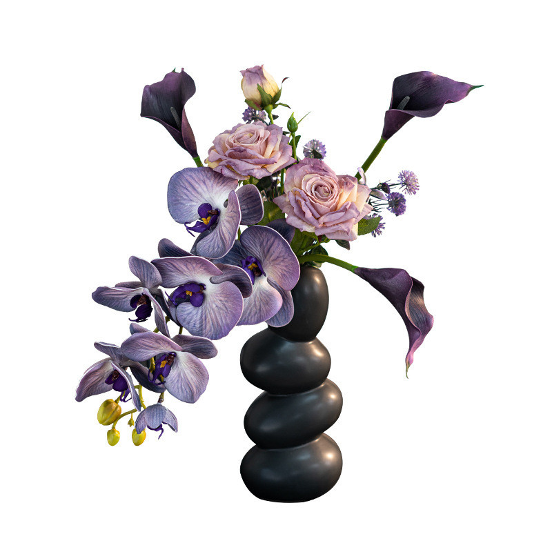 メーカー卸売デザイン胡蝶蘭造花花束リビングルームの装飾品造花装飾花テーブルフラワーアレンジメント|undefined
