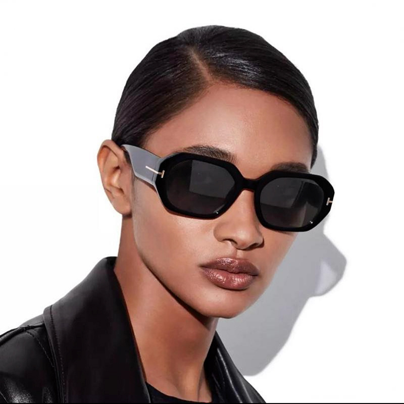 Fashionable Small Frame Sunglasses for Women New Retro Ins Style Wide Leg Sunglasses for Women Trendy High-End Cross-Border Glasses Wholesale