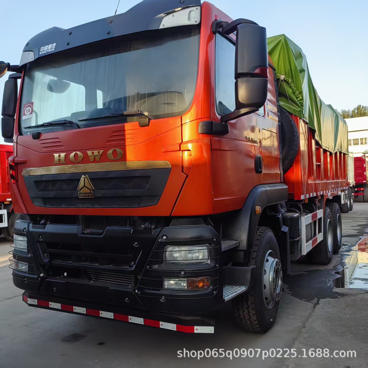Export Howo Truck Mining Engineering Dump Truck Howotx10 Wheel Engineering Vehicle 371 Horsepower Dump Garbage Truck
