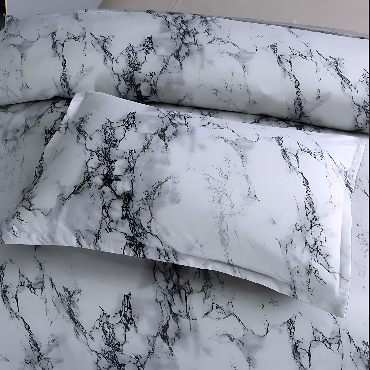 TEMU / JIT transfronterizo suave y cómoda fibra química transpirable patrón de cerdas de impresión digital 3D kit de edredón