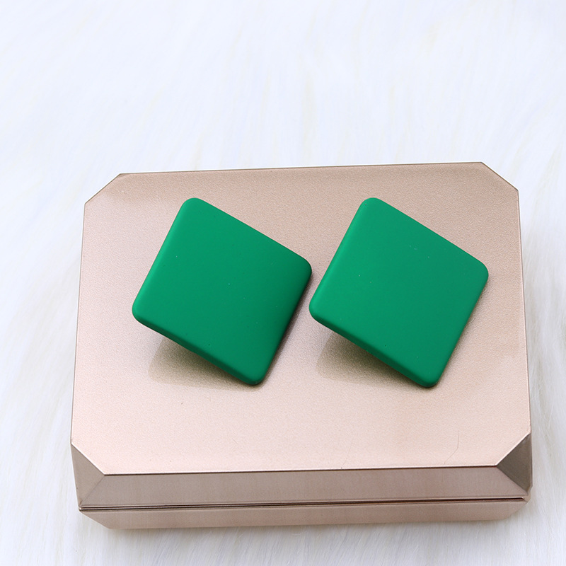 10g Weight Ear Studs Classification 1 Pair Quantity Daily Occasion Acrylic Material Geometric Pattern Women'S Gender Stoving Varnish Design Simple Style Style 1 Pair Simple Style Geometric Stoving Varnish Arylic Ear Studs 26