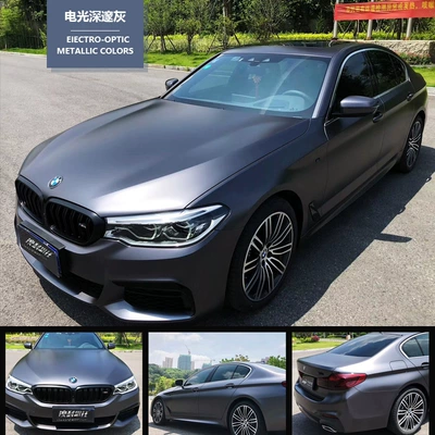 Auto Color Change Film — Volcanic Ash - pet-electro-optical-deep-gray-152m-17m