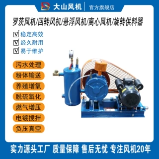 回转风机滑片转子偏心轴轴承油封气缸底座皮带轮空气滤清器配件