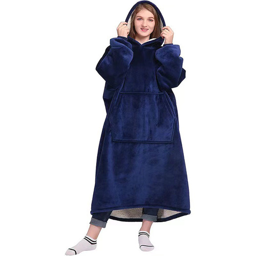New Wearable Hoodie Blanket Pajamas Comfortable Over