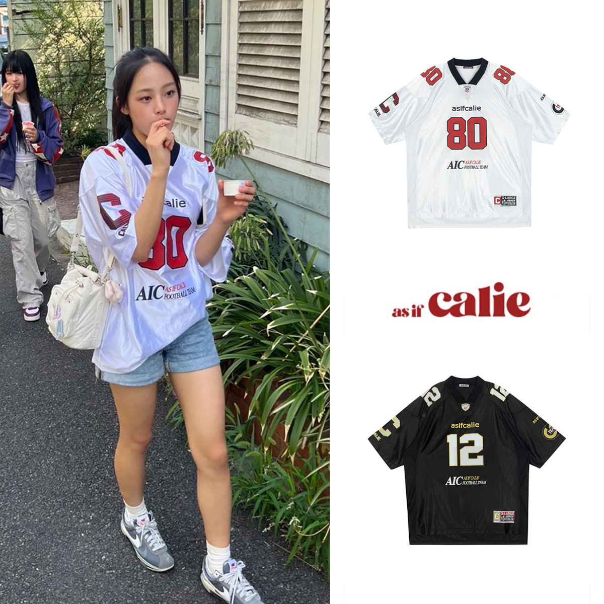 Summer New Design Sense Niche V-neck Printing All-match Loose Short-sleeve Jersey T-shirt Street Sports Casual T-shirt