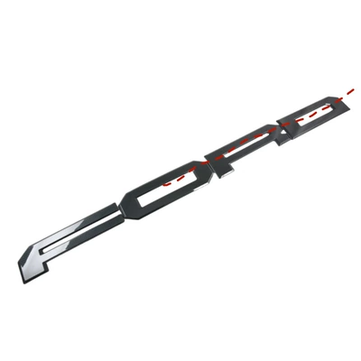 Fenders, Rearview Mirrors, Fuel Tank Other Automotive Exterior Supplies - abs-carbon-fiber-pattern-rear-letter-car-logo