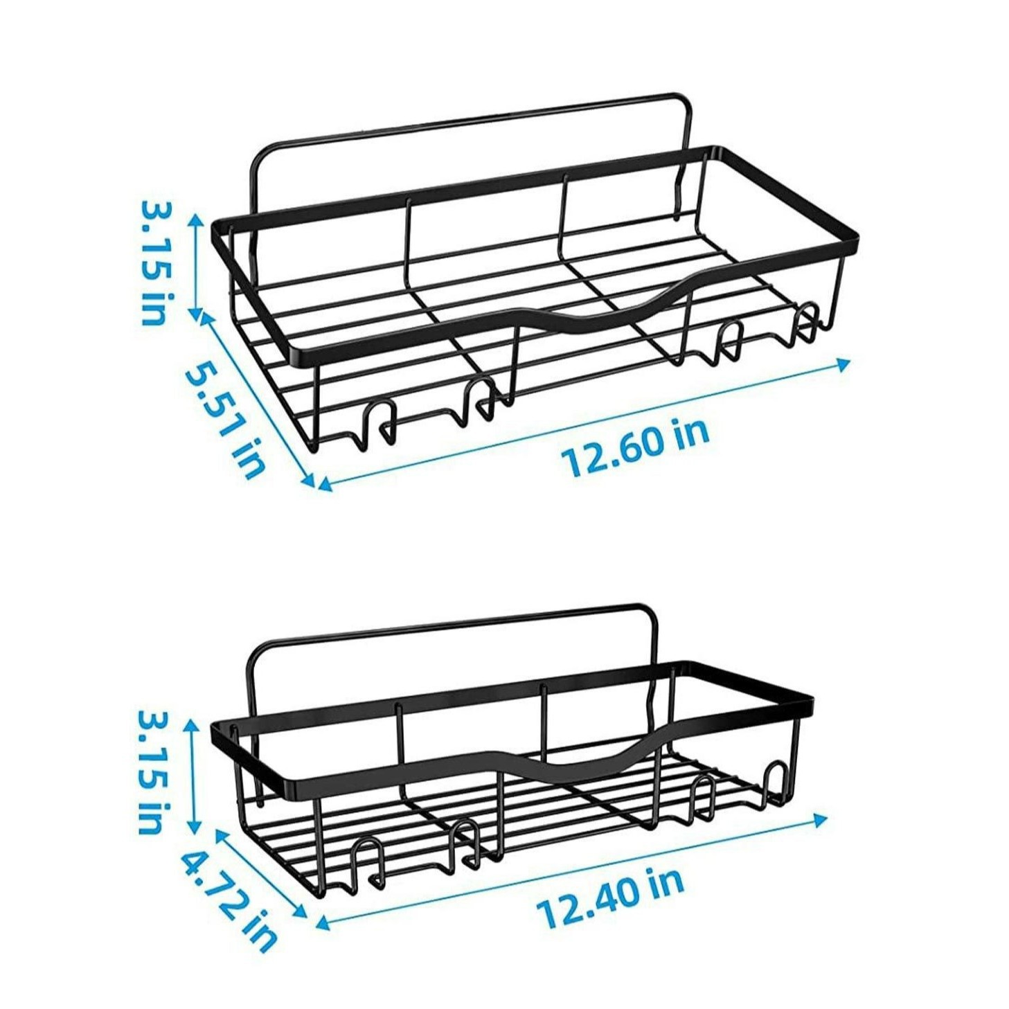 Amazon hierro baño rack ponche-libre aseo jabón rack Gel de ducha rack de almacenamiento rack de baño
