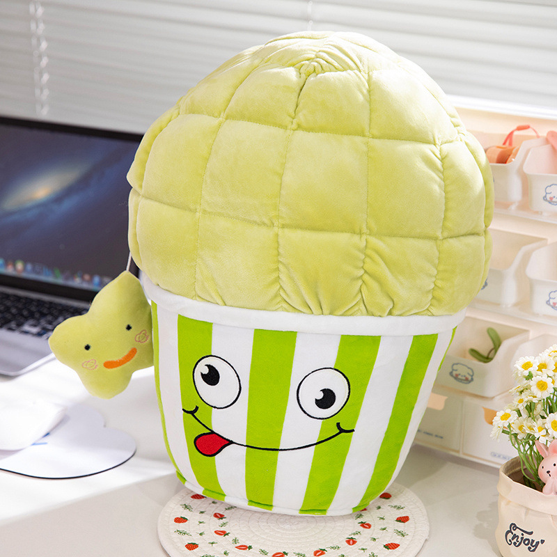 Internet popularidad palomitas de maíz juguetes de peluche aperitivos almohada muñecas chicas muñecas creativas regalos de cumpleaños