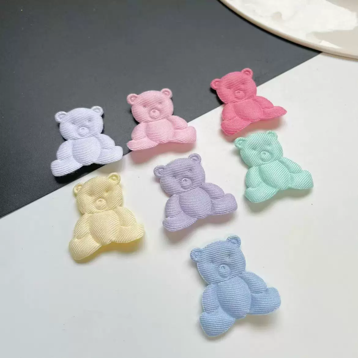 可爱立体小熊仔 DIY手工烘焙饰品配件儿童服装发饰装饰材料