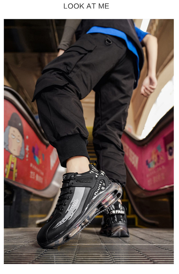 Giày chạy bộ nam đệm khí thoáng khí chống trượt giảm chấn kiểu dad shoes — 537 màu đen, 537 trắng xanh, 537 trắng đen chi tiết 12