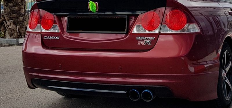 2006-2011 Civic Rear Spoiler Eighth Generation 8.5Th Generation Civic Si Modified Fd2 Style Car Spoiler