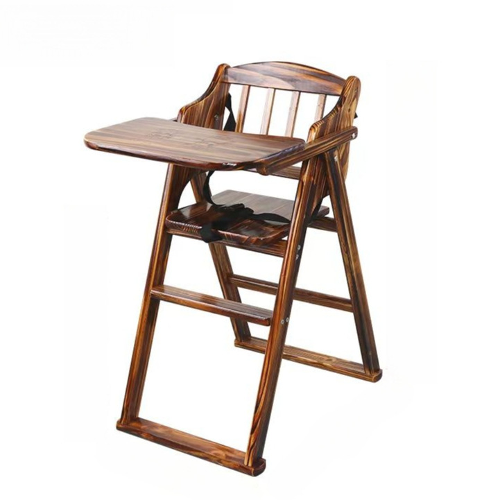 Washable Solid Wood Children's Dining Chair for Home and Commercial Use, Restaurant Baby Dining Chair, Foldable Portable Dining Chair Factory