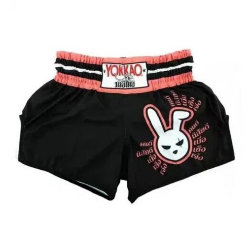 Cross-Border Boxing Sanda Training Fighting Shorts Muay Thai Free Fighting Cartoon Men's and Women's Fitness Sports Martial Arts Pants