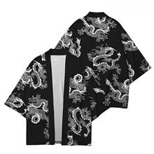 Y 60268 Chinese dragon print hanfu haori cape ����ͼ������֯