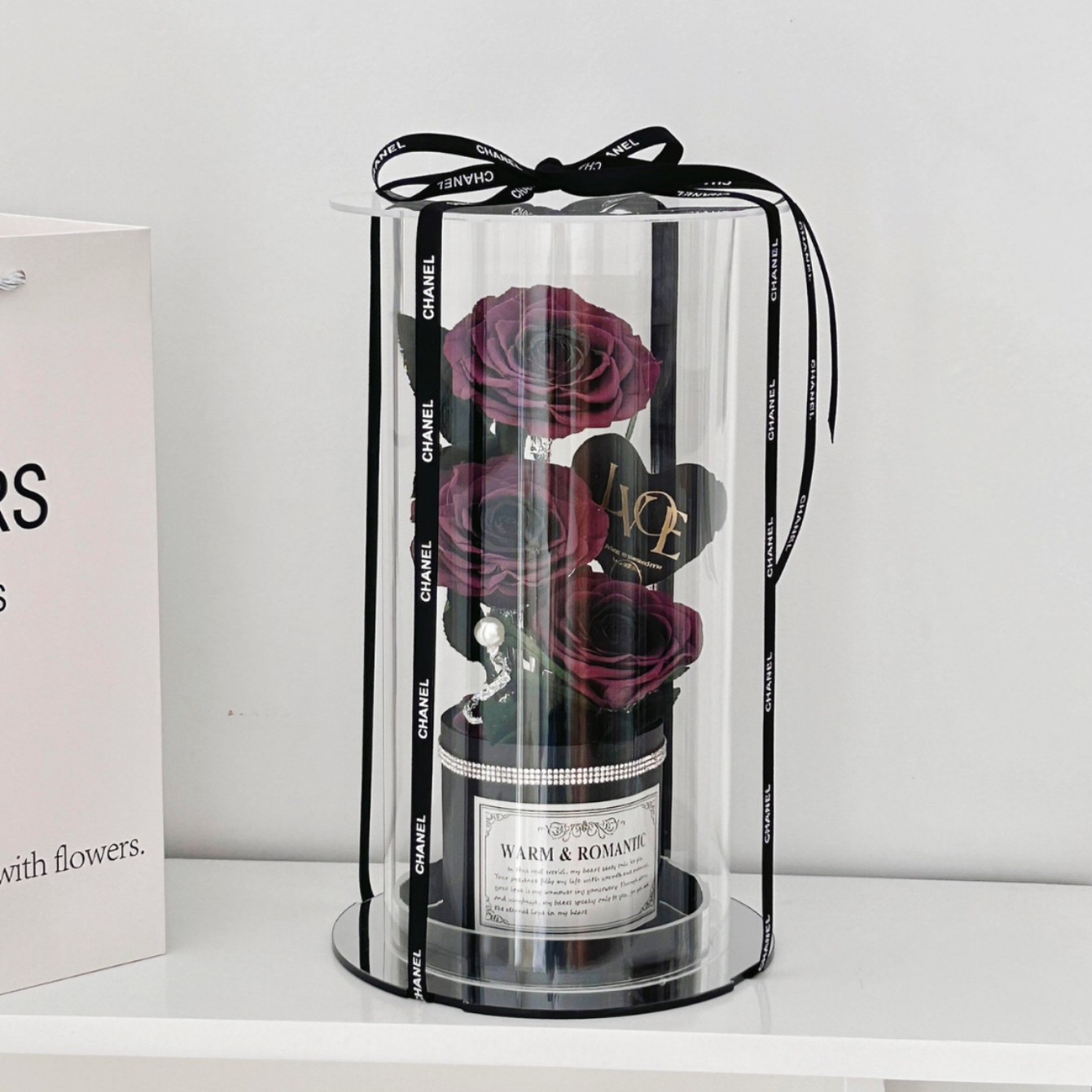 18 * 18 * 30cm de púrpura