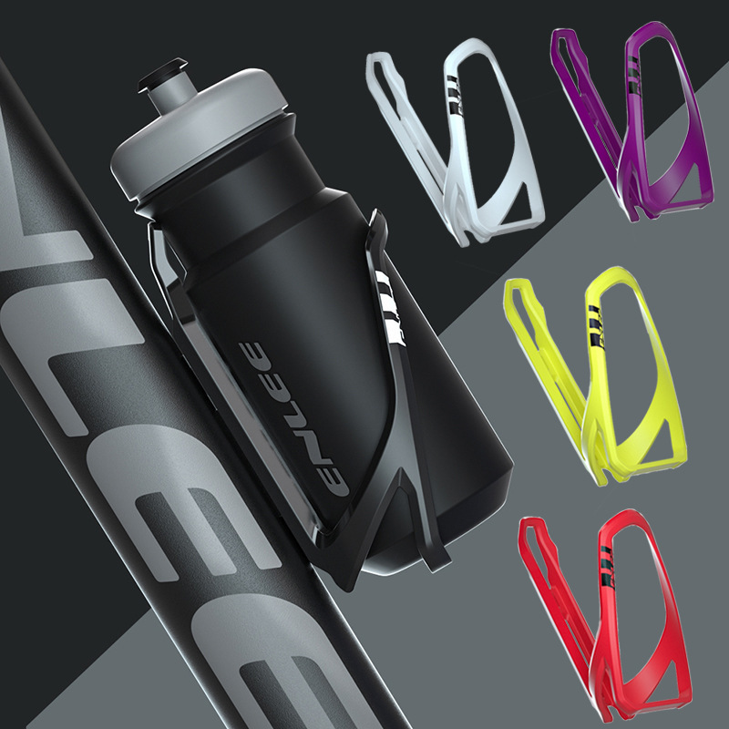 Enlee Bicycle Water Bottle Cage Pc Plastic Road Bike Water Cage Mountain Bike Water Cup Holder Equipment Accessories Lightweight