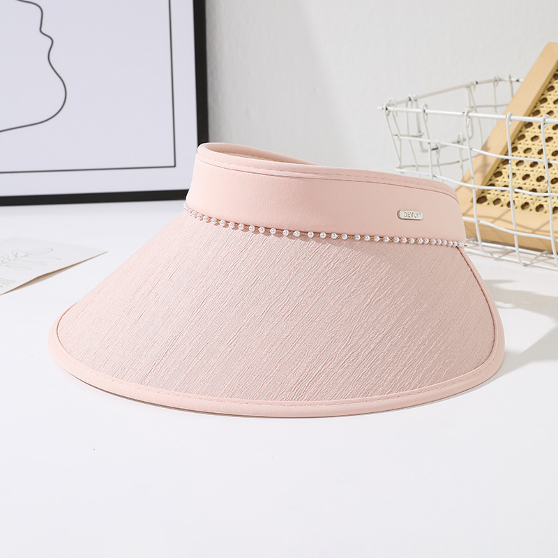 Sombrero de mujer, sombrero de protección solar de techo vacío transpirable de verano de alta gama, nueva moda, sombrero para el sol de ciclismo al aire libre