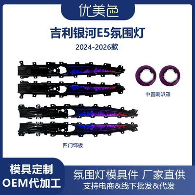 Car ambient lighting is suitable for Galaxy E5-2024-2026, Proton e.MAS7, GEELY-EX5
