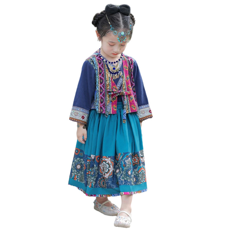 Miaojiang princess Hanfu girl spring and autumn new exotic style…
