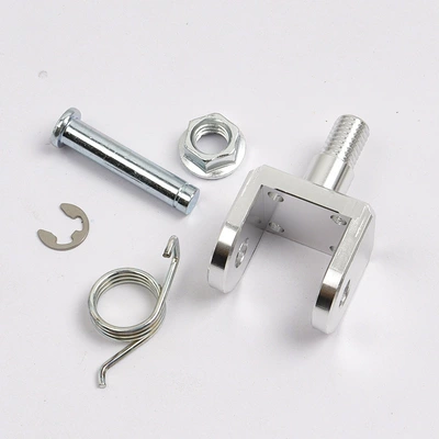 right footpeg brackets, footrest connecting brackets, Motosiklet ləvazimatları və aksesuarları - silver