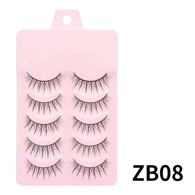 False Eyelashes DINGSEN, 5-Pair Set, Everyday & Cosplay Styles, Assorted Bands