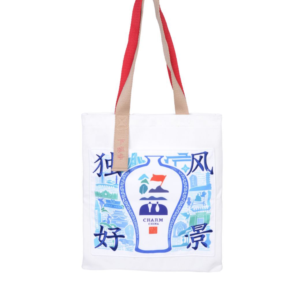 工厂定制原创设计杜邦纸手拎单肩包学生书包绣花袋文艺范女帆布包