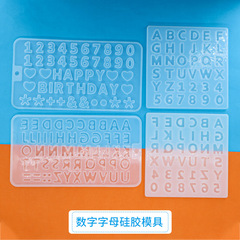 DIY Crystal Epoxy Mold, Alphabet & Number Molds, High-Gloss, Extra-Large Letter & Number Accessories for Decor—Available on Amazon