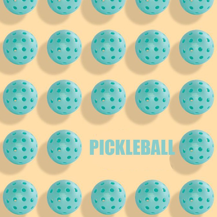40-hole injection-molded pickleball, cross-border training pickleball, professional 26-hole pickleball, indoor and outdoor practice pickleball