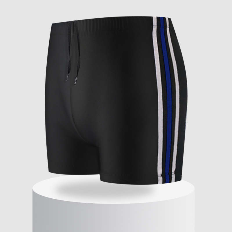 Bañador de natación de los hombres de la moda anti-vergüenza color a juego boxeador playa traje de baño playa de aguas termales pantalones cortos de natación ventas directas de la fábrica