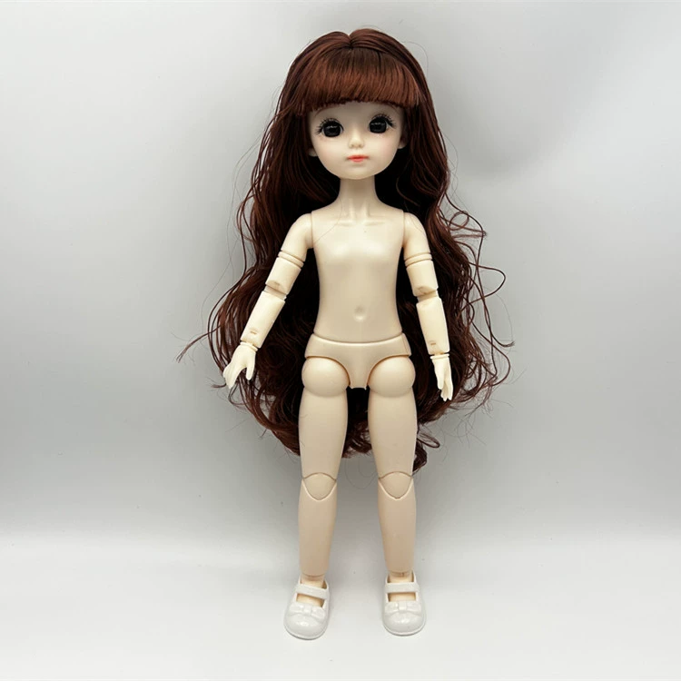 Snow Lily 30 см 6-Point BJD кукла с 20 суставами, настоящие глаза и макияж, варианты головы/тела