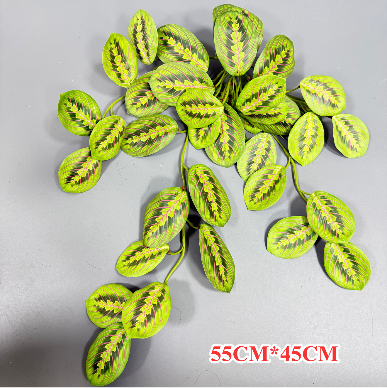 Helecho silvestre Taro hoja verde Planta artificial flor simulación con raíz barba selva tropical decoración Mori paisaje simulación planta mango paquete