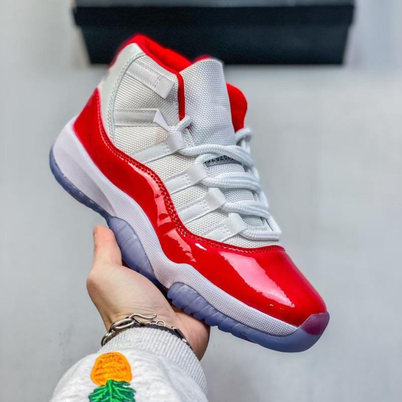 Transfronterizo Putian zapatos aj11 Gamma Azul Gran Demonio zapatos deportivos zapatos de carrera frescos gris negro rojo Joe 11 zapatos de baloncesto de alto nivel