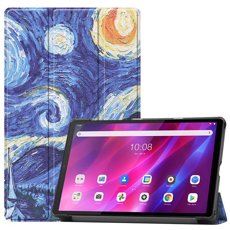 Applicable to Lenovo Tab Qitian K10 protective case 10.3-inch X6C6F leather case tablet case TPu tri-fold PC case