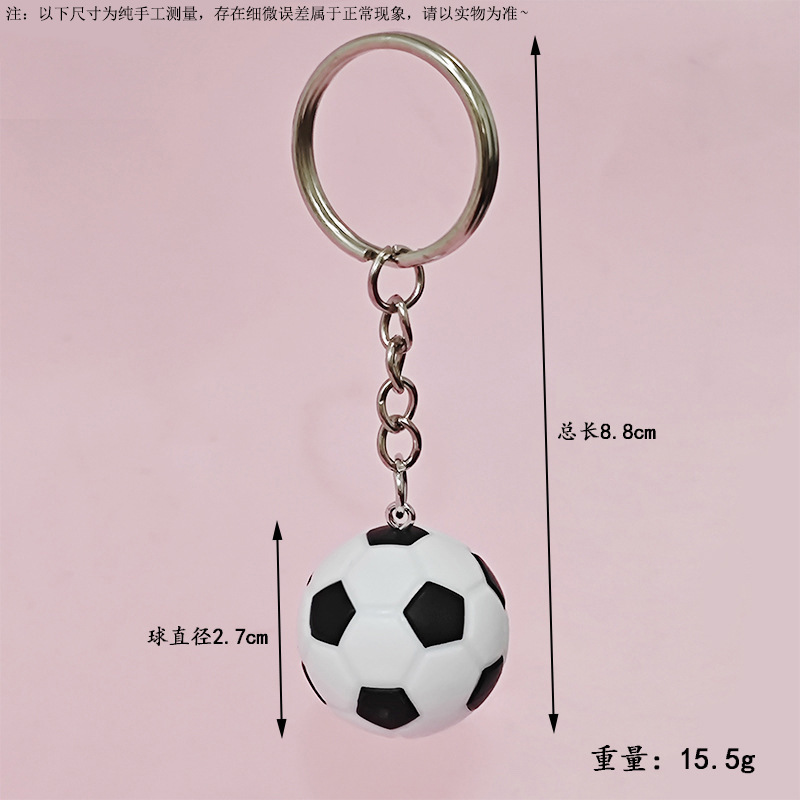 Mini pequeño colgante de fútbol llavero colgante DIY Copa del Mundo recuerdos para los fanáticos de niños y niñas regalos de cumpleaños