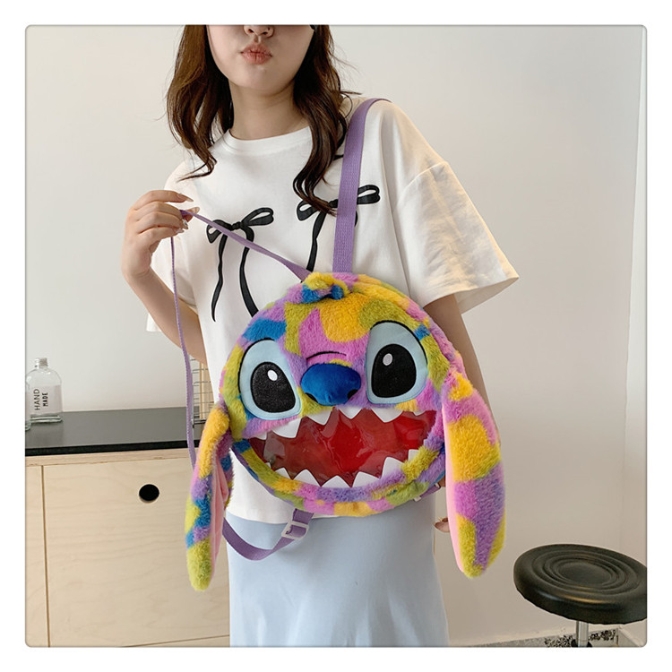 Pequeña venta al por mayor Stitzi felpa dibujos animados mochila niña linda ins bandolera regalo para padres e hijos image 28