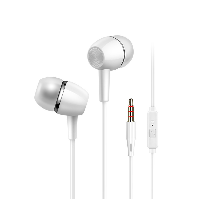 力拓Q2入耳式3.5重低音安卓知能耳栓線制御通話マイク付きイヤホン工場直販|undefined