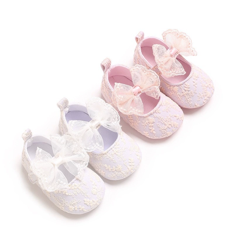 Новые весенние и осенние женские ботинки для малышей принцессы обувь цветы мягкая подошва нескользящая и износостойкая мода цветы мягкая ткань подошва