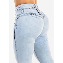 E 81312 High Waist Mom Fit Stretch Jeans ������������ţ�п�