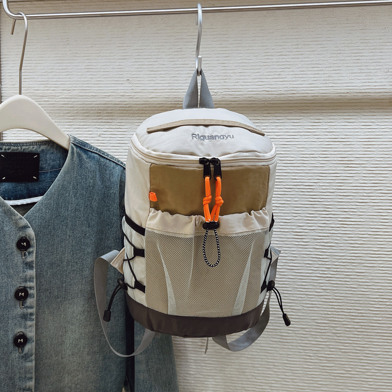 Mochila de Senderismo y Montañismo de Nylon Transpirable para Deportes al Aire Libre