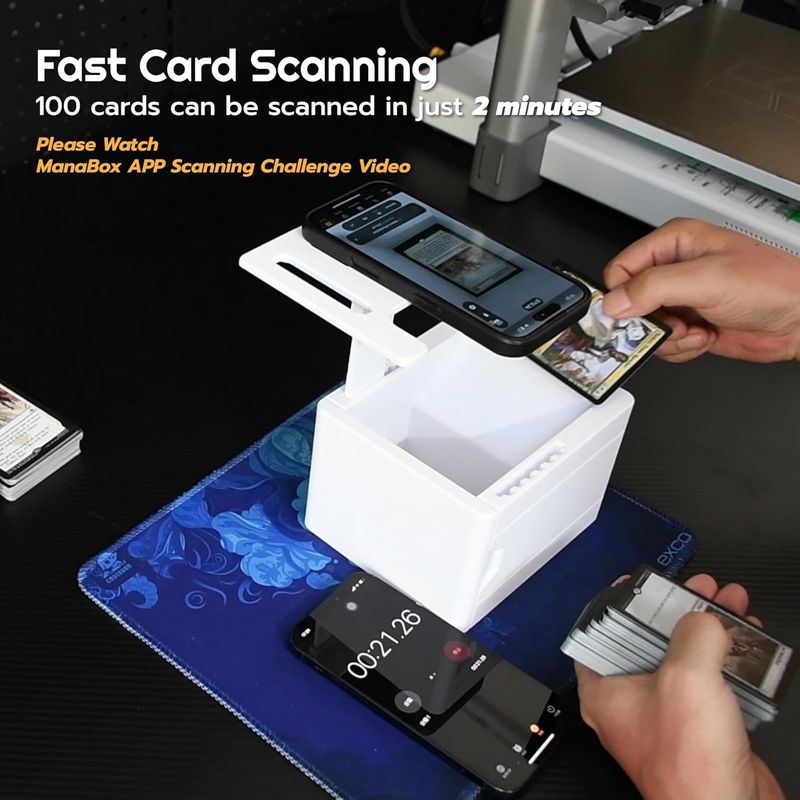 跨境新品 Card Scanner 卡扫描仪手机支架3D打印卡牌扫描器摆件|undefined