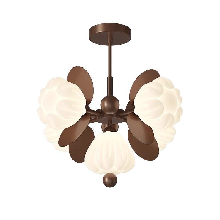 Luz de dormitorio minimalista Arte creativo Estilo antiguo francés 2025 nuevo lirio de los valles flor protección ocular habitación de los niños luz de dormitorio