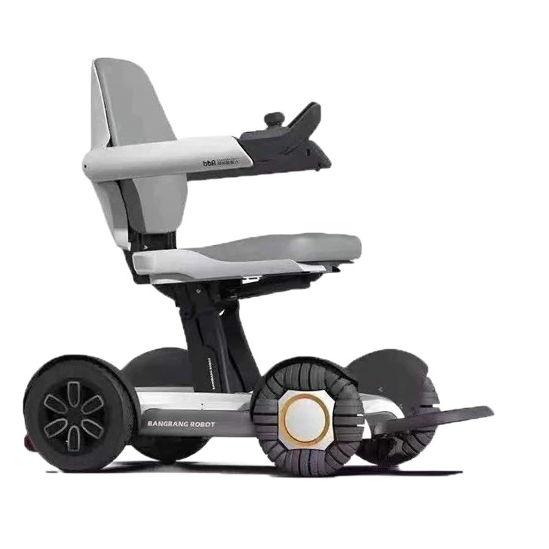 Умный пожилой скутет четырехколесная электрическая инвалидная коляска