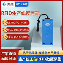 低频modbus读写器RFID工位流水线读卡器吊轨行车读取器JY-L8820