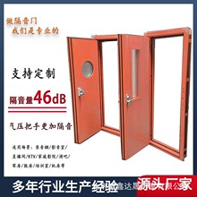 酒吧KTV录音棚隔音门双层嵌入式密封胶条隔声门加厚钢板隔音门